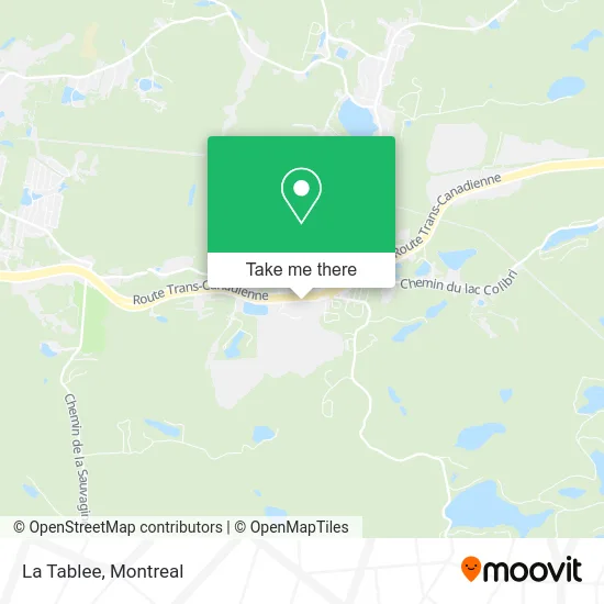 La Tablee map