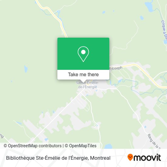 Bibliothèque Ste-Émélie de l'Énergie map