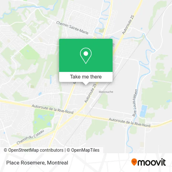 Place Rosemere map