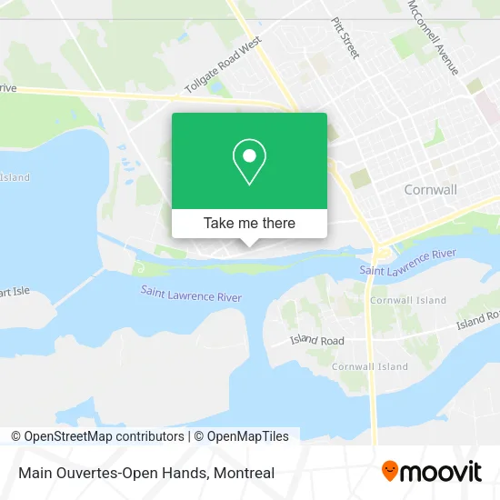 Main Ouvertes-Open Hands map