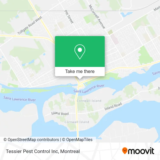 Tessier Pest Control Inc map