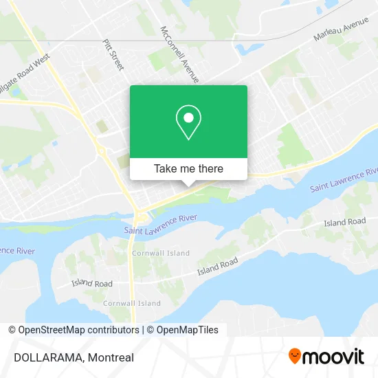 DOLLARAMA map