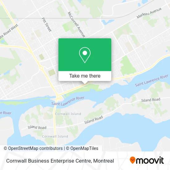 Cornwall Business Enterprise Centre map