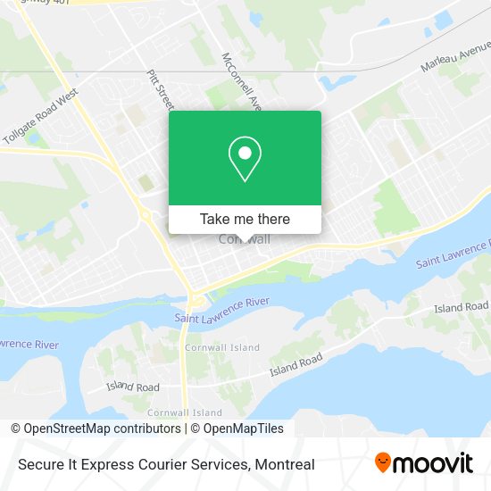 Secure It Express Courier Services map