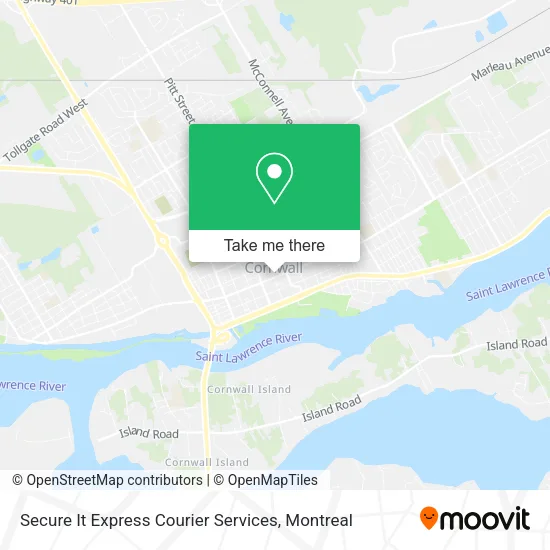 Secure It Express Courier Services map