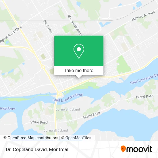 Dr. Copeland David map