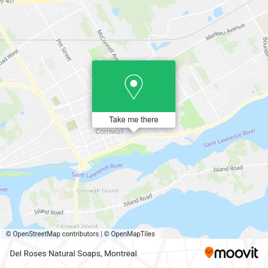 Del Roses Natural Soaps map