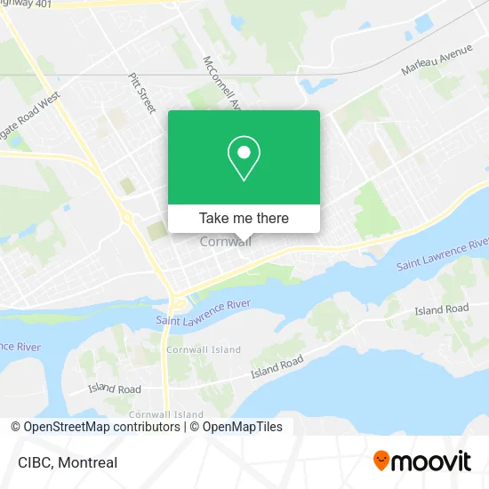 CIBC map