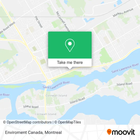 Enviroment Canada map