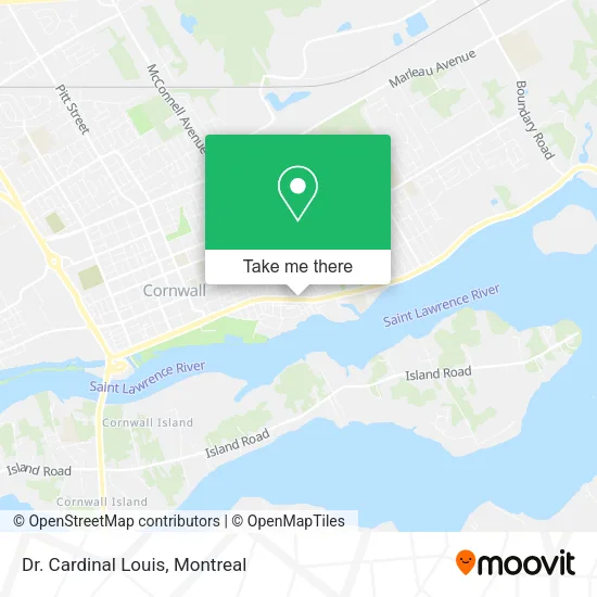 Dr. Cardinal Louis map