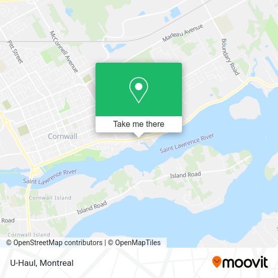 U-Haul map