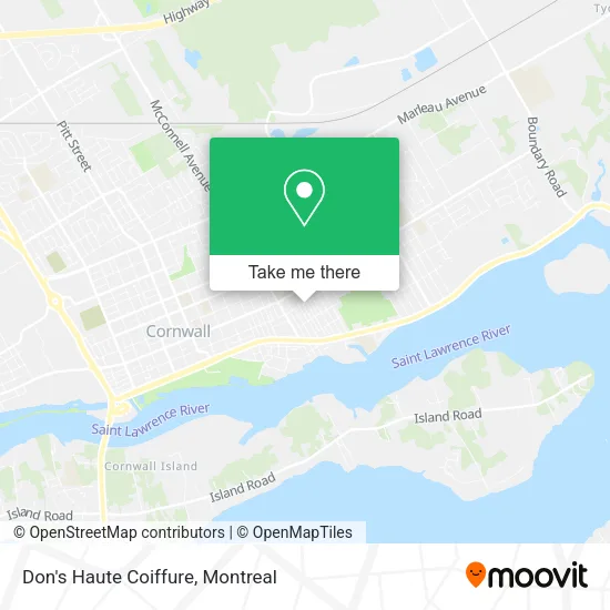 Don's Haute Coiffure map