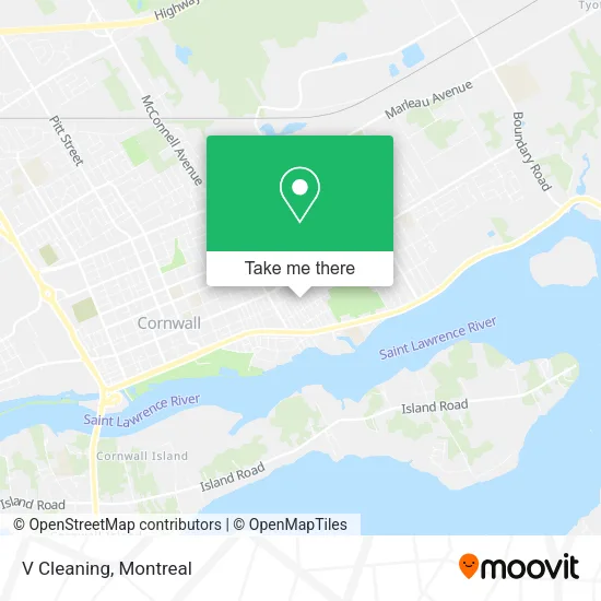 V Cleaning map