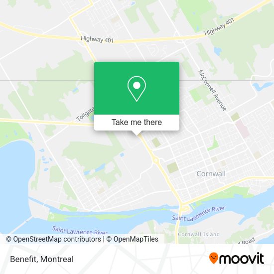 Benefit map
