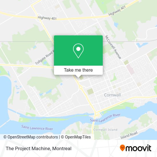 The Project Machine map