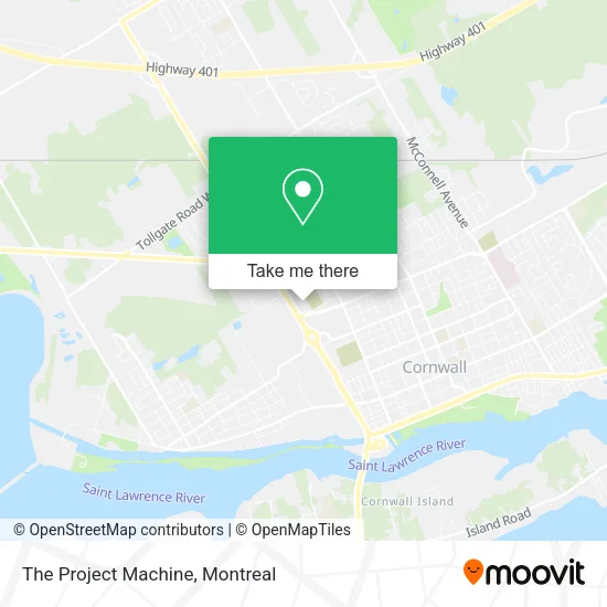 The Project Machine map