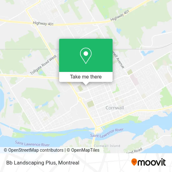 Bb Landscaping Plus map