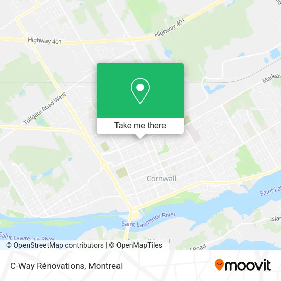 C-Way Rénovations map