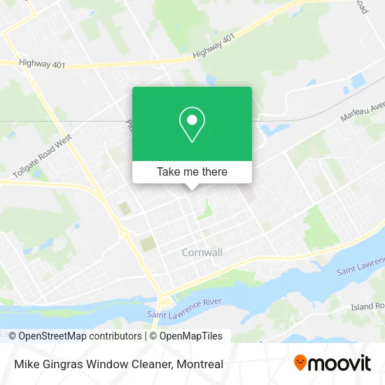 Mike Gingras Window Cleaner map