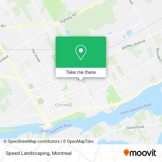 Speed Landscaping map
