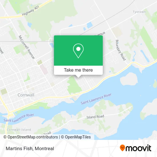 Martins Fish map
