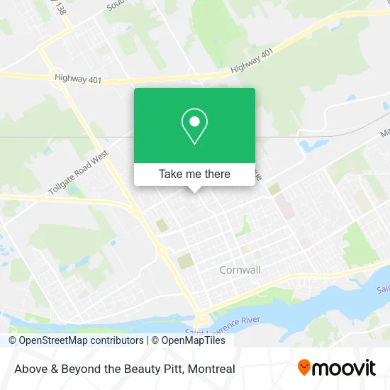 Above & Beyond the Beauty Pitt map