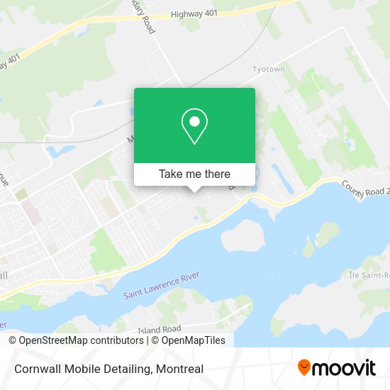 Cornwall Mobile Detailing map
