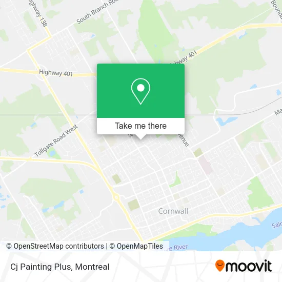 Cj Painting Plus map