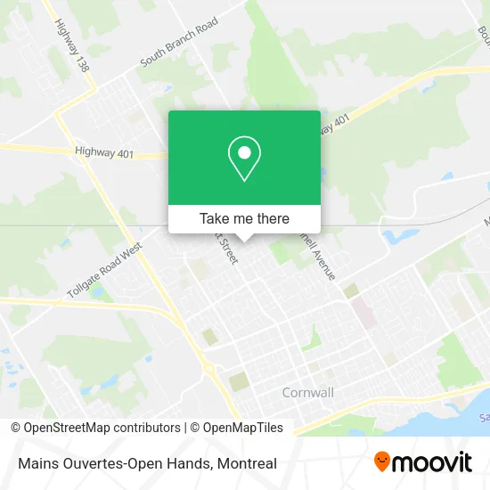 Mains Ouvertes-Open Hands map