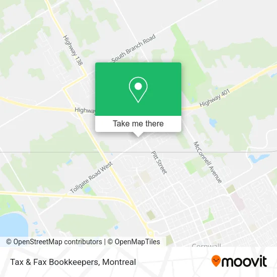Tax & Fax Bookkeepers map