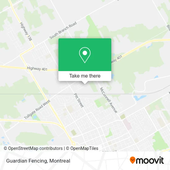 Guardian Fencing map