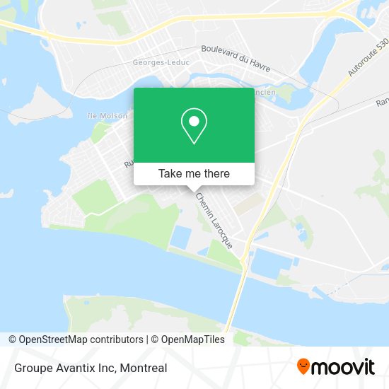 Groupe Avantix Inc map