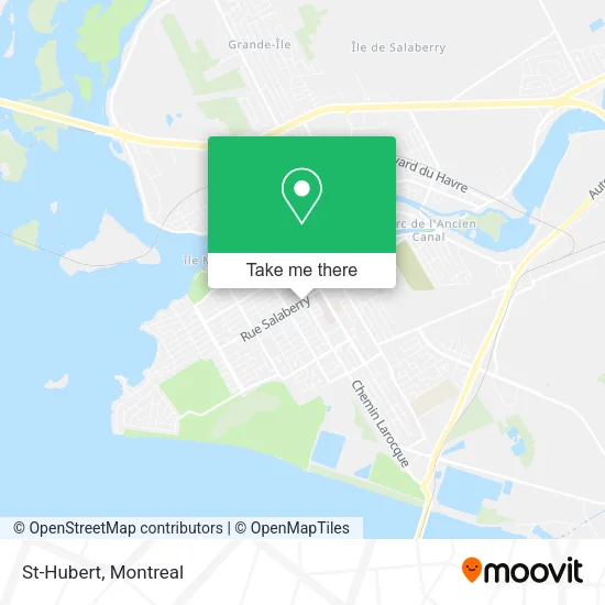 St-Hubert map