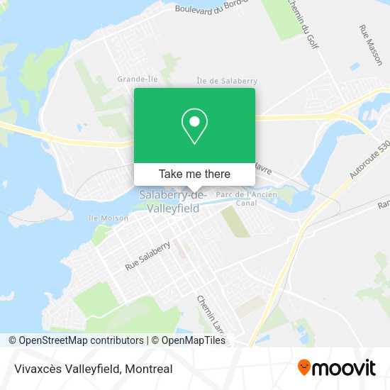Vivaxcès Valleyfield map