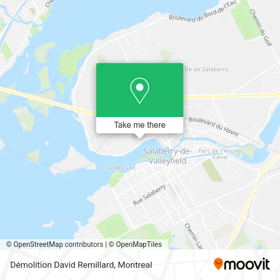 Démolition David Remillard map