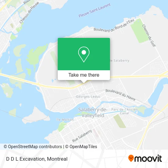 D D L Excavation map