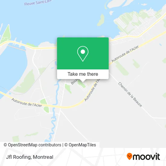 Jfl Roofing map