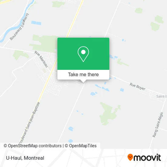 U-Haul map