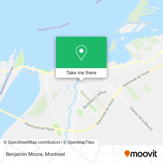 Benjamin Moore map