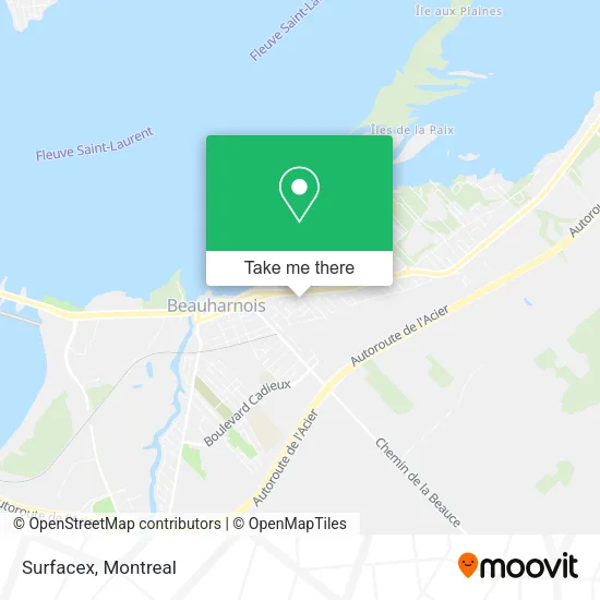 Surfacex map