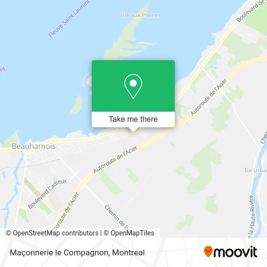 Maçonnerie le Compagnon map