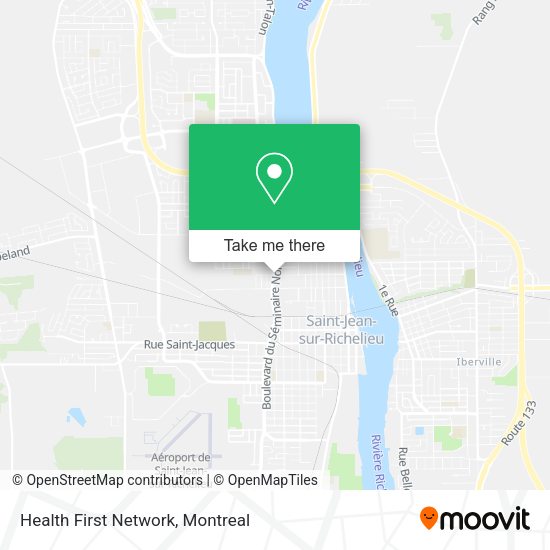 Health First Network map