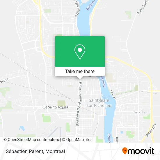 Sébastien Parent map