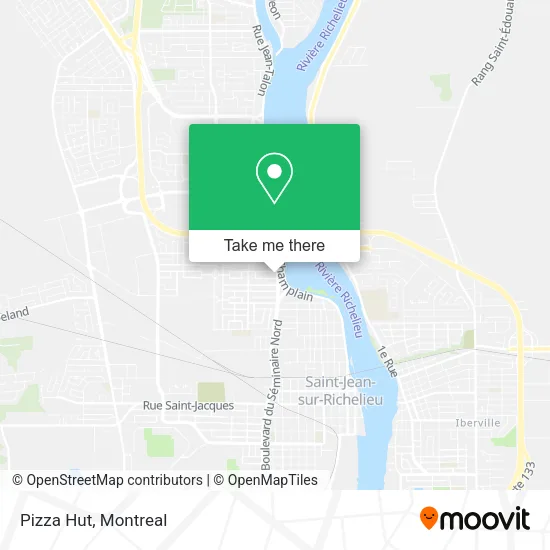 Pizza Hut map