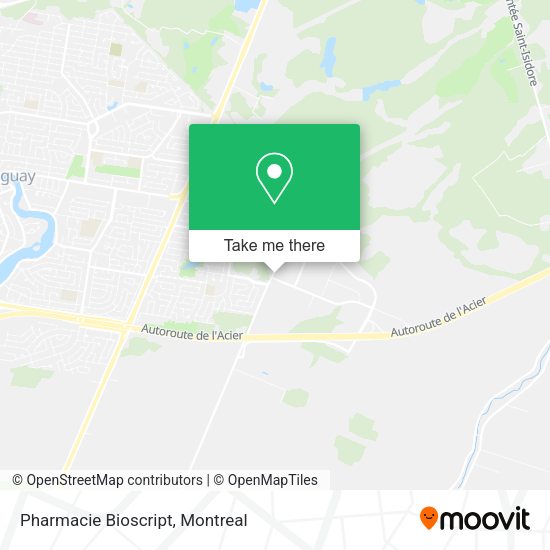 Pharmacie Bioscript map