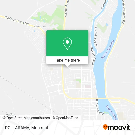 DOLLARAMA map