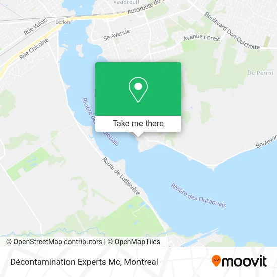 Décontamination Experts Mc map