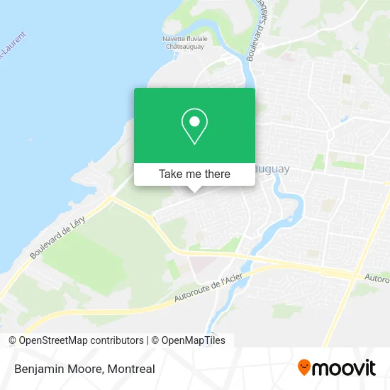 Benjamin Moore map