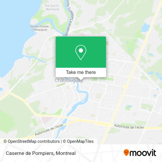 Caserne de Pompiers map