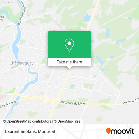 Laurentian Bank map